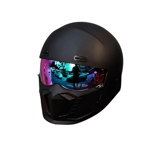 Klassischer Retro Motorradhelm