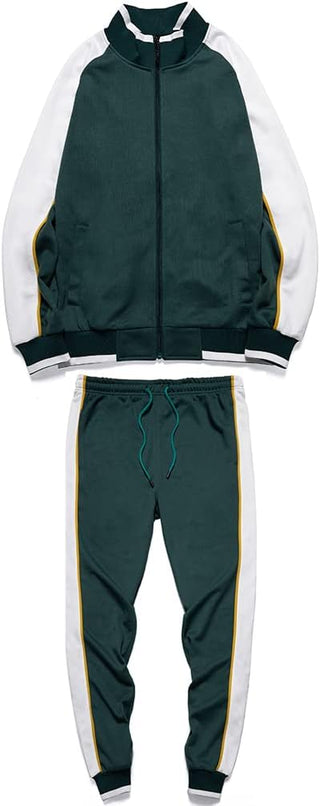 Zweiteiliges Trainingsanzug Set Für Herren | Farbblock