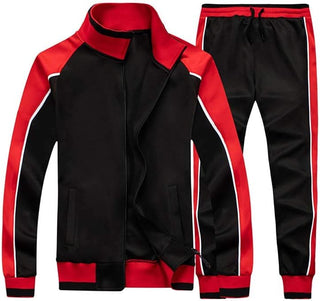 Zweiteiliges Trainingsanzug Set Für Herren | Farbblock
