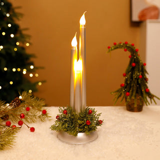 LED-Kerze zur Weihnachtsdekoration
