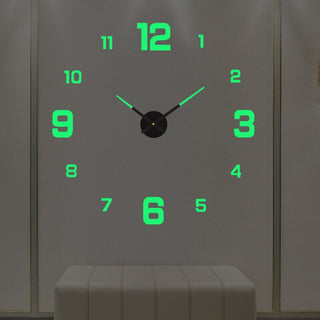 Große DIY 3D-Wanduhr für Moderne Wohndekoration