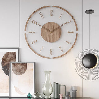 Nordische Minimalistische Wanduhr