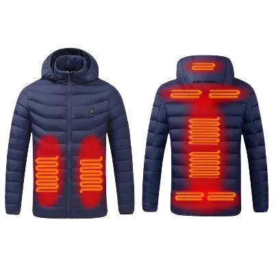 Herren Winter Warme USB Beheizbare Pufferjacke | Komfortabel und Warm