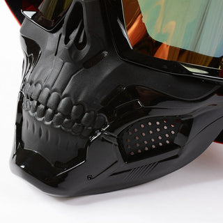 Motorradmaske Mit Totenkopfmotiv Für Herren