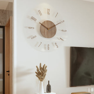 Nordische Minimalistische Wanduhr