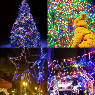 Lichterketten für Weihnachtsdekoration