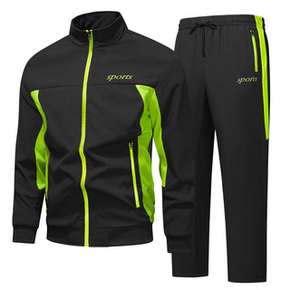 Stylisches Zweiteiliges Trainingsanzug-set Für Herren | Schlanke Passform