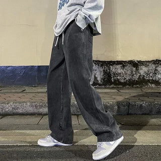 Weite Baggy Jeans mit geradem Schnitt für Herren | Modisch