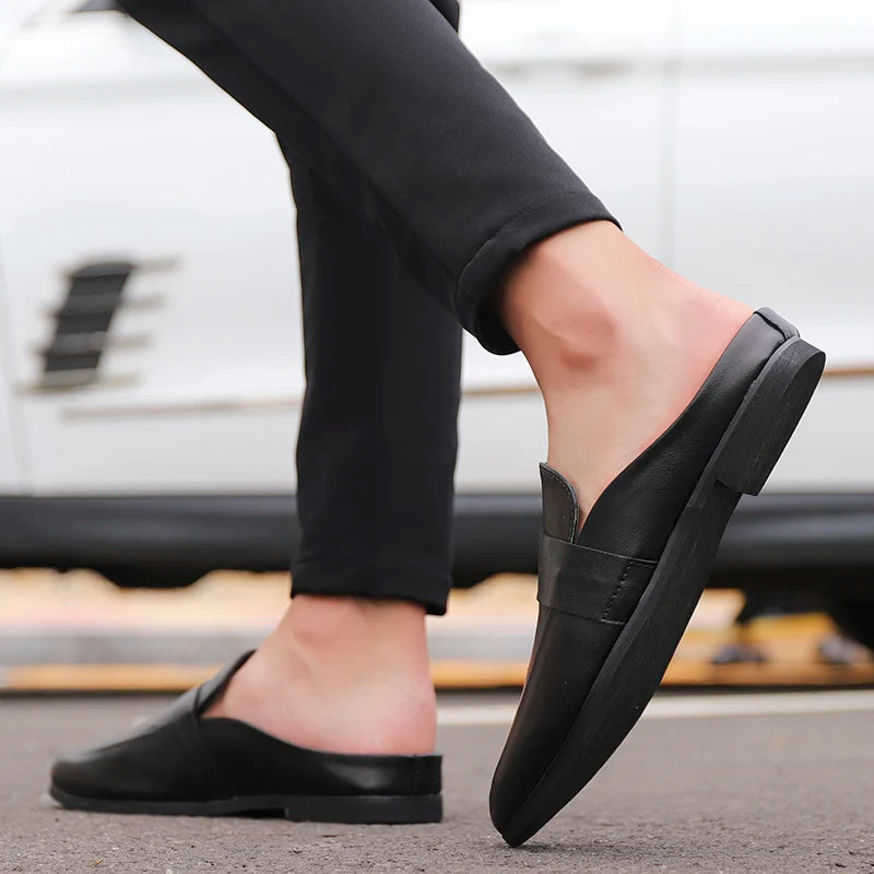 Sommer-Leder-Halbschuhe für Herren 2024
