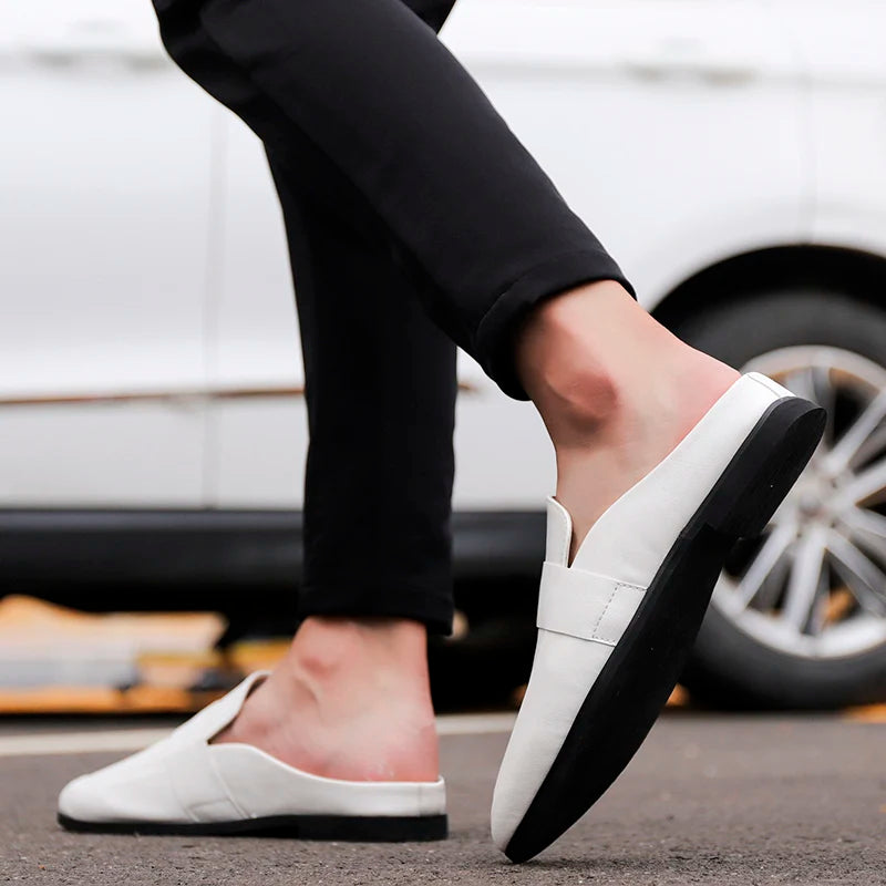 Sommer-Leder-Halbschuhe für Herren 2024