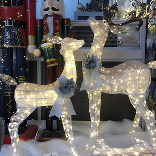 Weihnachtsbeleuchtung im Rentier-Stil