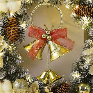 Weihnachtskranz mit LED-Lichtern