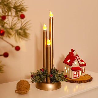 LED-Kerze zur Weihnachtsdekoration