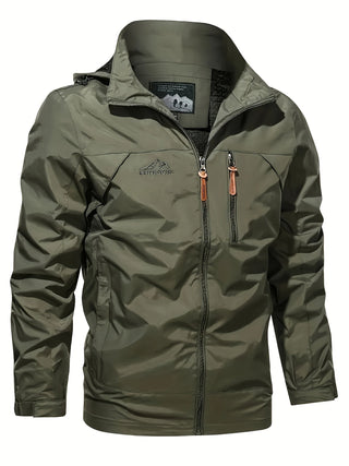 Herren-Softshelljacke mit Reißverschluss | Lange Ärmel