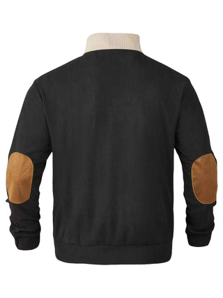 Herren Lässige Pullover | Mit Ellenbogen-Patches