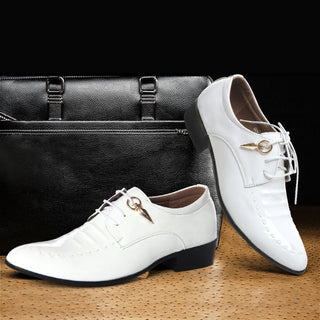 Formelle Oxford-Schuhe für Herren | Weiß und Schwarz