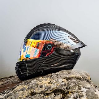Modularer Motorradhelm Mit Zwei Gläsern