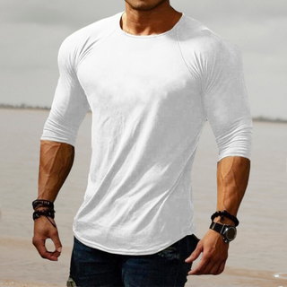 Herren Slim Fit T-Shirt | Langarm