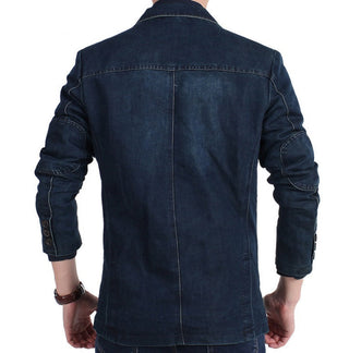 Lässige Elegante Herren-Blazerjacke | Blau