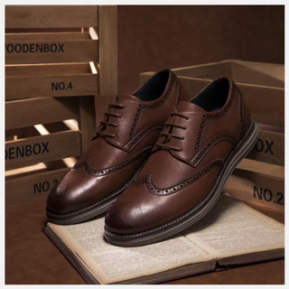 Herren Brogue-Schnürschuhe | Bequem