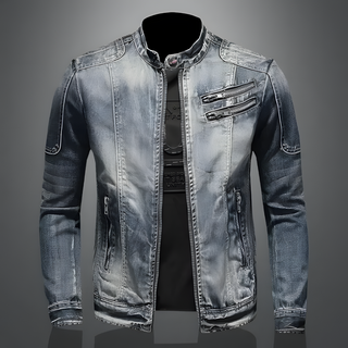 Jahrgang Herren Bikerjacke | Langarm