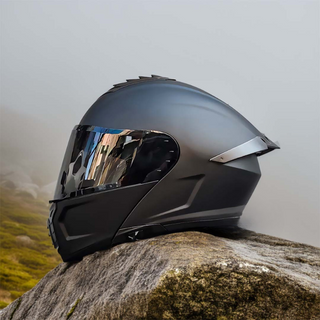 Modularer Motorradhelm Mit Zwei Gläsern