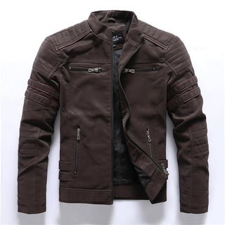 Herren Premium Bikerjacke | Warme