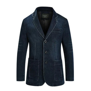 Lässige Elegante Herren-Blazerjacke | Blau