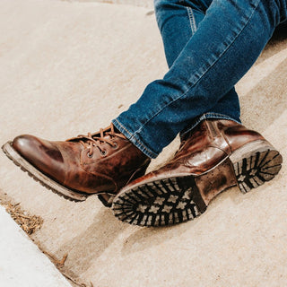 Strukturierte Winter Boots mit Schnürung für Herren | Robust