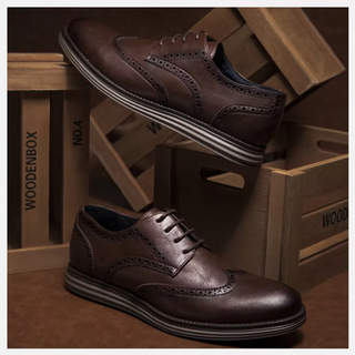 Herren Brogue-Schnürschuhe | Bequem