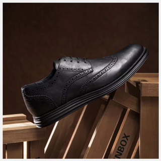 Herren Brogue-Schnürschuhe | Bequem