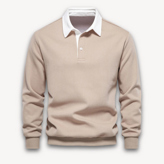 Herren Stilvoll Polohemd | Langarm