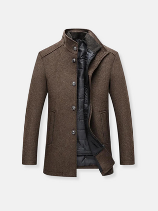 Warmer Winter Trenchcoat Für Herren | Elegante