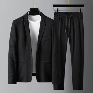 Herrenanzug im Lässigen Business-Stil | Blazerjacke und Hose