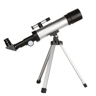 Astronomisches Linsenteleskop mit Stativ