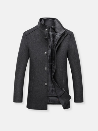 Warmer Winter Trenchcoat Für Herren | Elegante