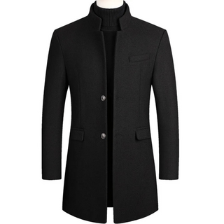 Warmer Stilvoller Herren Trenchcoat | Langarm