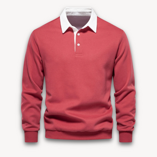 Herren Stilvoll Polohemd | Langarm