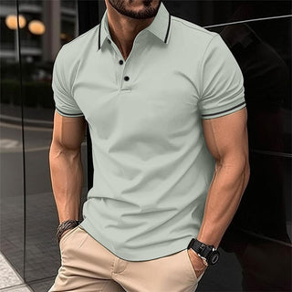 Herren-Mode-Polohemd | Kurzärmelig