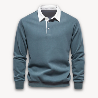 Herren Stilvoll Polohemd | Langarm