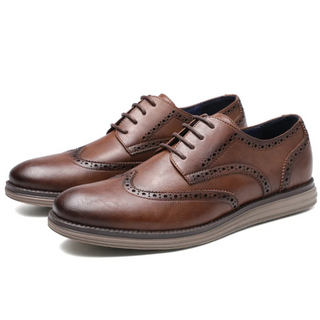 Herren Brogue-Schnürschuhe | Bequem