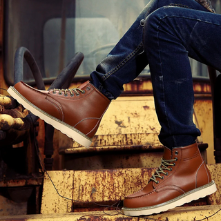 Herren Jahrgang Stiefeletten | Schnür