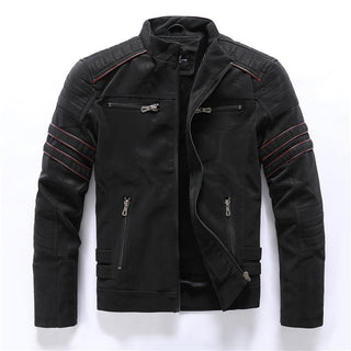 Herren Premium Bikerjacke | Warme