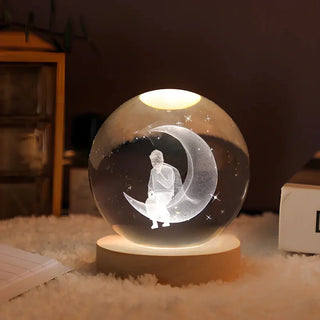 3D Zauberhaftes Kugel-Nachtlicht