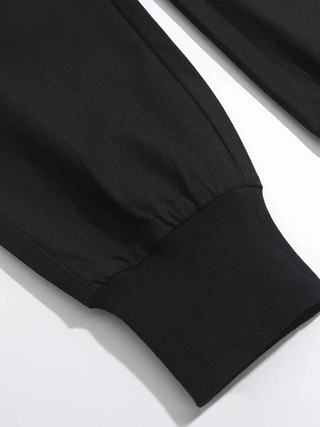 Funktionelle Herren-Jogginghose Mit Mehreren Taschen | Schwarz