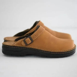 Stylebewusst - Orthopädische Lederpantoffeln für Männer