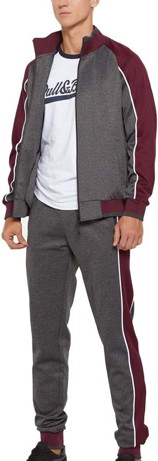 Zweiteiliges Trainingsanzug Set Für Herren | Farbblock