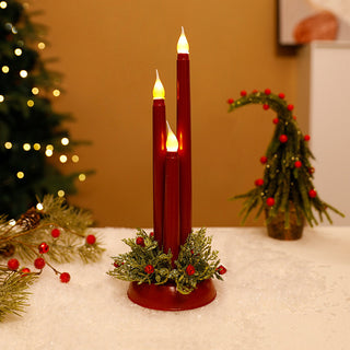 LED-Kerze zur Weihnachtsdekoration