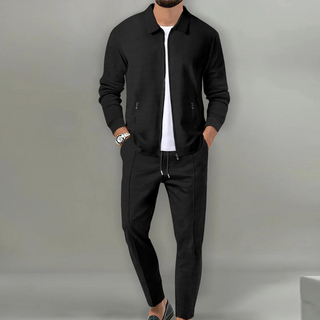 Herren 2-Teiliges Lässig-Set | Jacke und Hose