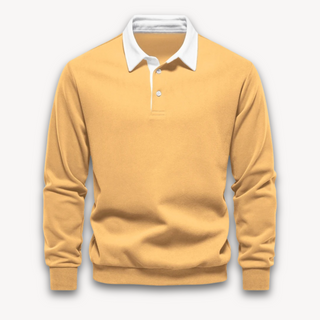 Herren Stilvoll Polohemd | Langarm